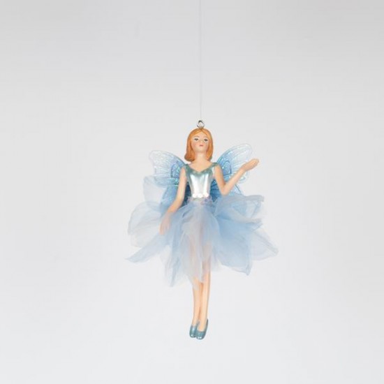 ΝΕΡΑΙΔΑ ΜΕ ΓΑΛΑΖΙΑ ΦΟΥΣΤΑ, 13,5cm