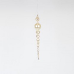 ΣΤΑΛΑΚΤΙΤΗΣ ΜΕ ΠΕΡΛΕΣ, ΛΕΥΚΟΣ, 15cm