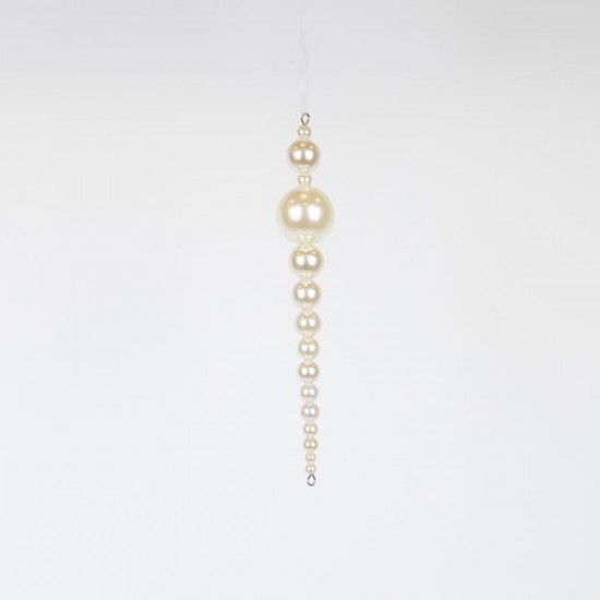 ΣΤΑΛΑΚΤΙΤΗΣ ΜΕ ΠΕΡΛΕΣ, ΛΕΥΚΟΣ, 15cm