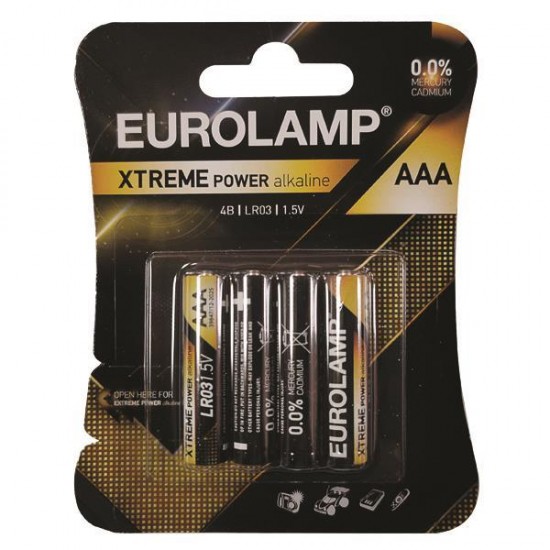 ΜΠΑΤΑΡΙΑ EXTREME ΑΑΑ (LR03) 4τμχ 1,5V ΜΠΑΤΑΡΙΑ EXTREME ΑΑΑ (LR03) 4τμχ 1,5V