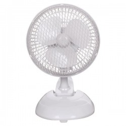 ΑΝΕΜΙΣΤΗΡΑΣ ΕΠΙΤΡΑΠΕΖΙΟΣ ΜΕ ΜΑΝΤΑΛΑΚΙ ΑΣΠΡΟ Φ15 15W