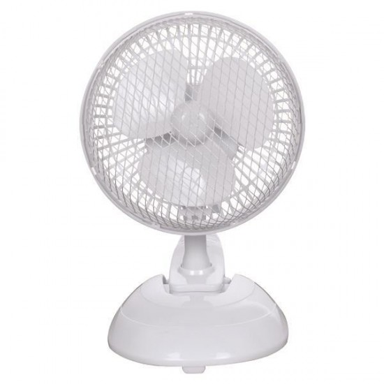 ΑΝΕΜΙΣΤΗΡΑΣ ΕΠΙΤΡΑΠΕΖΙΟΣ ΜΕ ΜΑΝΤΑΛΑΚΙ ΑΣΠΡΟ Φ15 15W