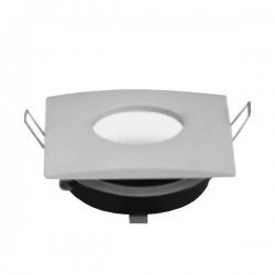 ΣΠΟΤ ΧΩΝΕΥΤΟ ΣΤΑΘΕΡΟ 82Χ82 ΑΛΟΥΜΙΝΙΟΥ GU10 IP65 ΛΕΥΚΟ