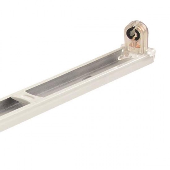 ΦΩΤΙΣΤΙΚΟ ΜΕΤΑΛΛΙΚΟ ΚΕΝΟ SLIM ΓΙΑ LED TUBE 1Χ0.60cm