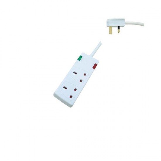 ΠΟΛΥΠΡΙΖΟ 2 ΘΕΣΕΩΝ UK ΜΕ ΚΑΛΩΔΙΟ 3m 3X1,25mm, ΜΕ ΠΡΟΣΤΑΣΙΑ ΥΠΕΡΤΑΣΗΣ & ΠΡΟΣΤΑΣΙΑ ΕΠΑΦΩΝ