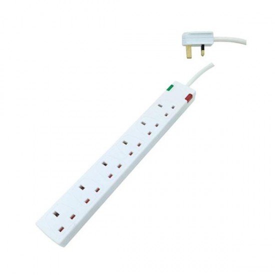 ΠΟΛΥΠΡΙΖΟ 4 ΘΕΣΕΩΝ UK ΜΕ ΚΑΛΩΔΙΟ 3m 3X1,25mm, ΜΕ ΠΡΟΣΤΑΣΙΑ ΥΠΕΡΤΑΣΗΣ & ΠΡΟΣΤΑΣΙΑ ΕΠΑΦΩΝ