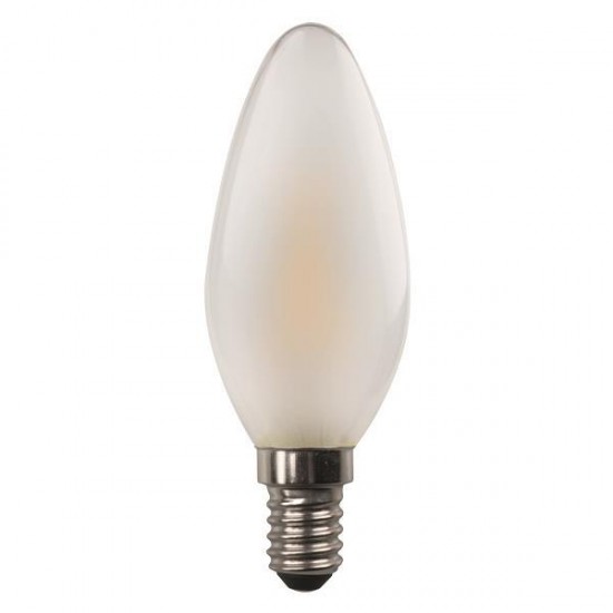 ΛΑΜΠΑ LED ΜΙΝΙΟΝ CROSSED FILAMENT 4.5W E14 3000K 220-240V FROST DIMMABLE