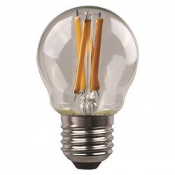 ΛΑΜΠΑ LED ΣΦΑΙΡΙΚΗ CROSSED FILAMENT 6.5W E27 4000K 220-240V