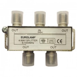 ΔΙΑΚΛΑΔΩΤΗΣ TV ΜΕΤΑΛΛΙΚΟΣ ΤΥΠΟΥ F 1/4