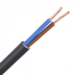 ΚΑΛΩΔΙΟ ΕΥΚΑΜΠΤΟ 2X1mm2 ΜΑΥΡΟ