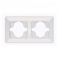 ΠΛΑΙΣΙΟ 2 ΘΕΣΕΩΝ ΛΕΥΚΟ ΟΡΙΖΟΝΤΙΟ