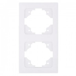 ΠΛΑΙΣΙΟ 2 ΘΕΣΕΩΝ ΛΕΥΚΟ ΚΑΘΕΤΟ