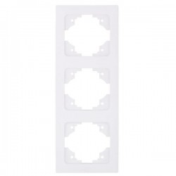 ΠΛΑΙΣΙΟ 3 ΘΕΣΕΩΝ ΛΕΥΚΟ ΚΑΘΕΤΟ