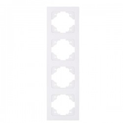 ΠΛΑΙΣΙΟ 4 ΘΕΣΕΩΝ ΛΕΥΚΟ ΚΑΘΕΤΟ