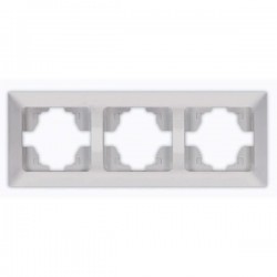 ΠΛΑΙΣΙΟ 3 ΘΕΣΕΩΝ ΝΙΚΕΛ MAT ΟΡΙΖΟΝΤΙΟ