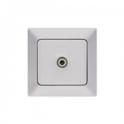 ΠΡΙΖΑ ΤV F CONNECTOR ΝΙΚΕΛ MAT