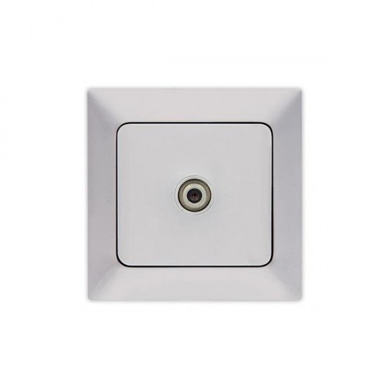 ΠΡΙΖΑ ΤV F CONNECTOR ΝΙΚΕΛ MAT