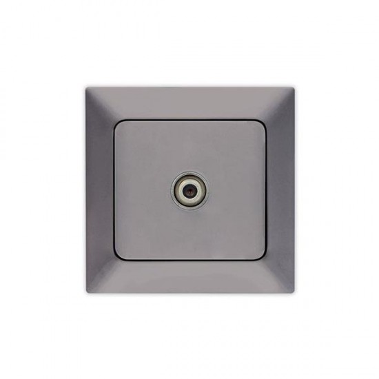 ΠΡΙΖΑ ΤV F CONNECTOR ΓΡΑΦΙΤΗΣ